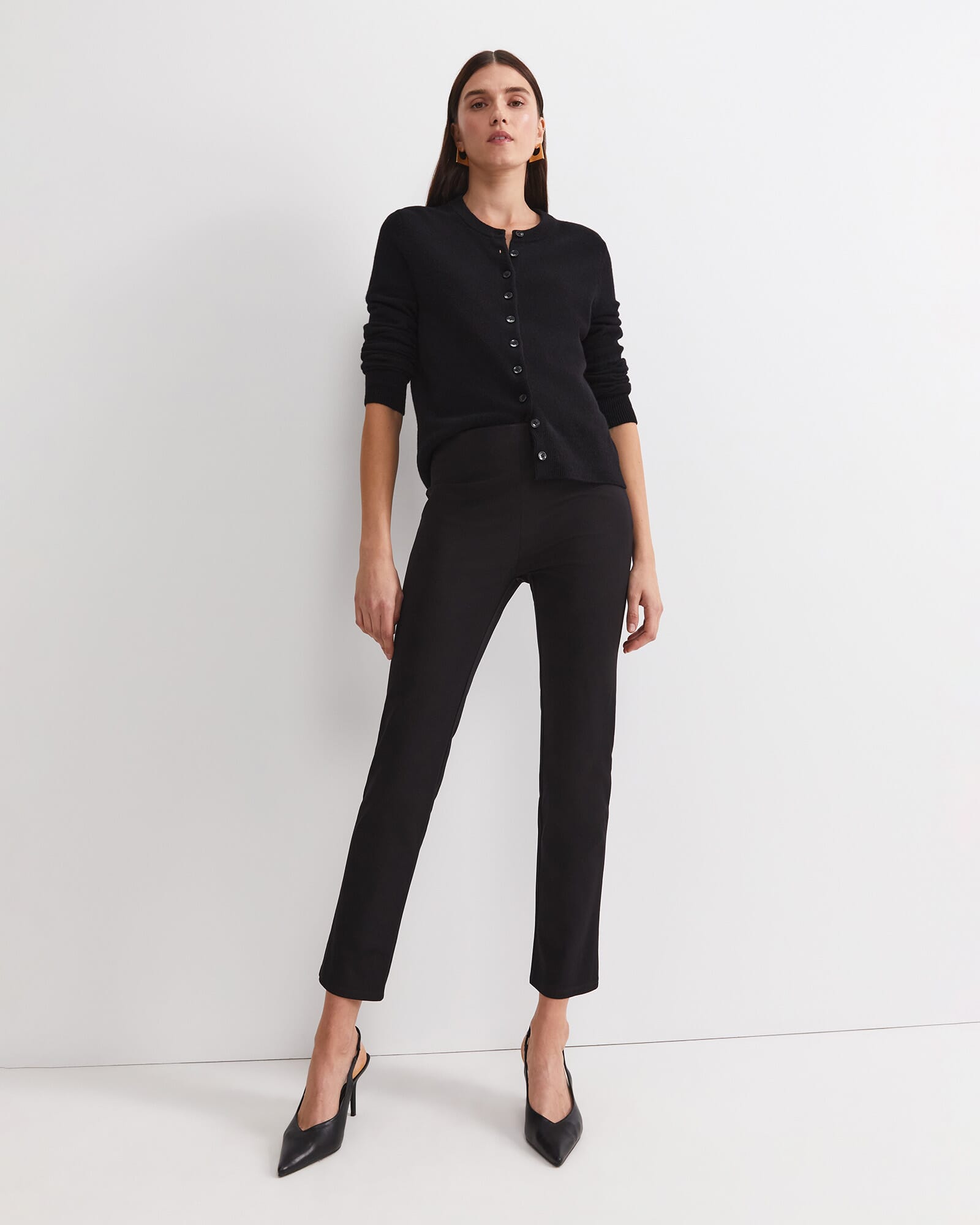 Felicity Flat Front Slim Pant