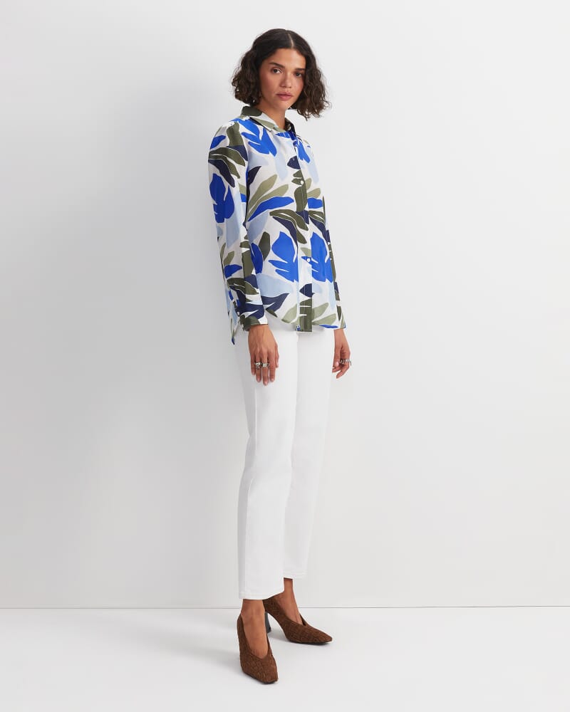 Ivy Cotton Silk Shirt in MULTI