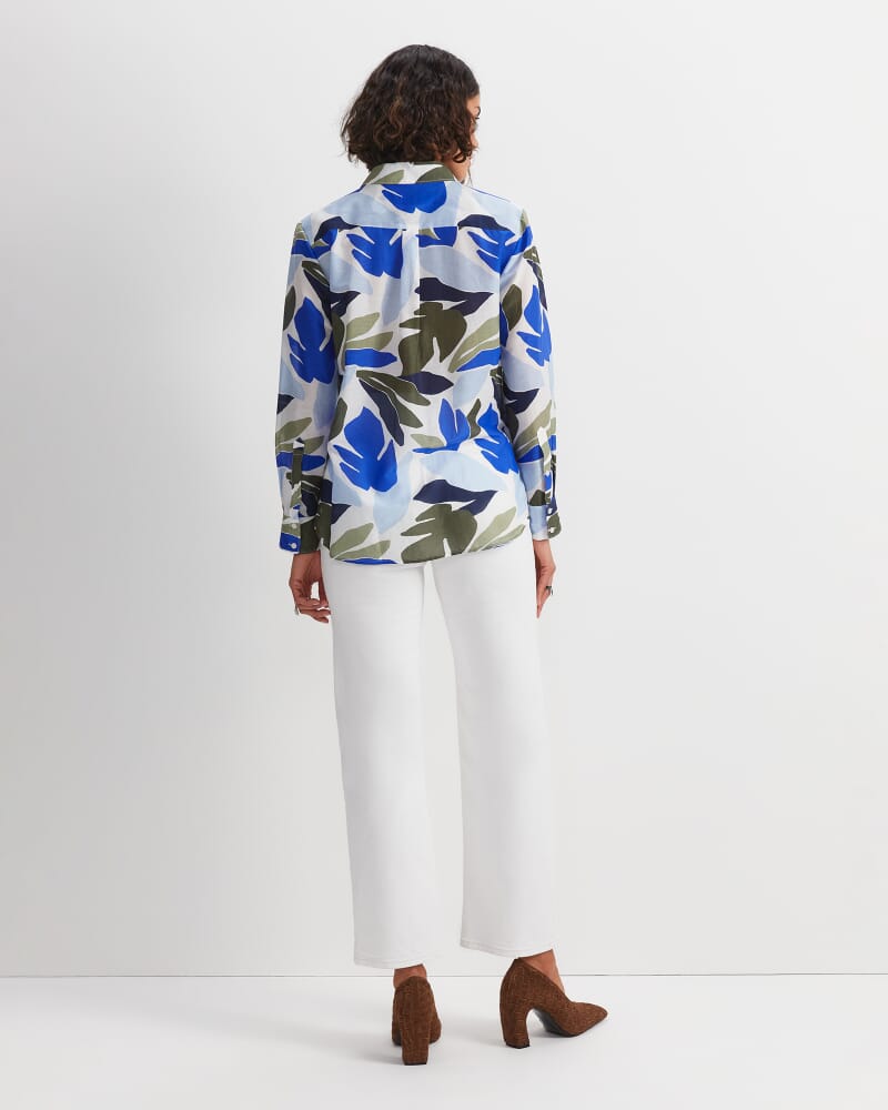 Ivy Cotton Silk Shirt in MULTI