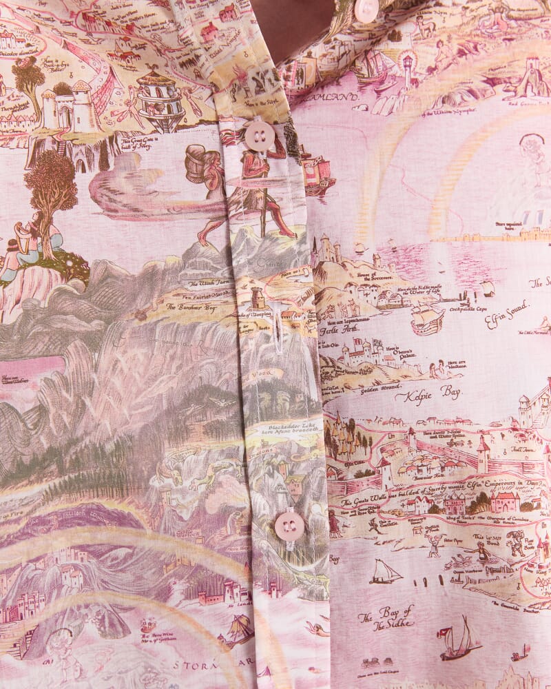 Story Map Liberty Shirt in PINK MULTI