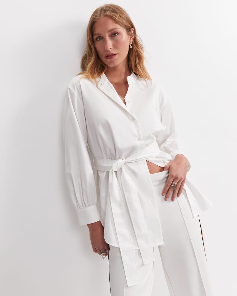 Amelie Tie-Waist Blouse