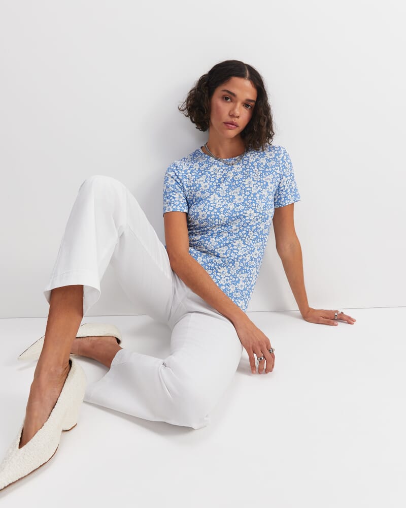 Betsy Boo Liberty Tee in BLUE/WHITE