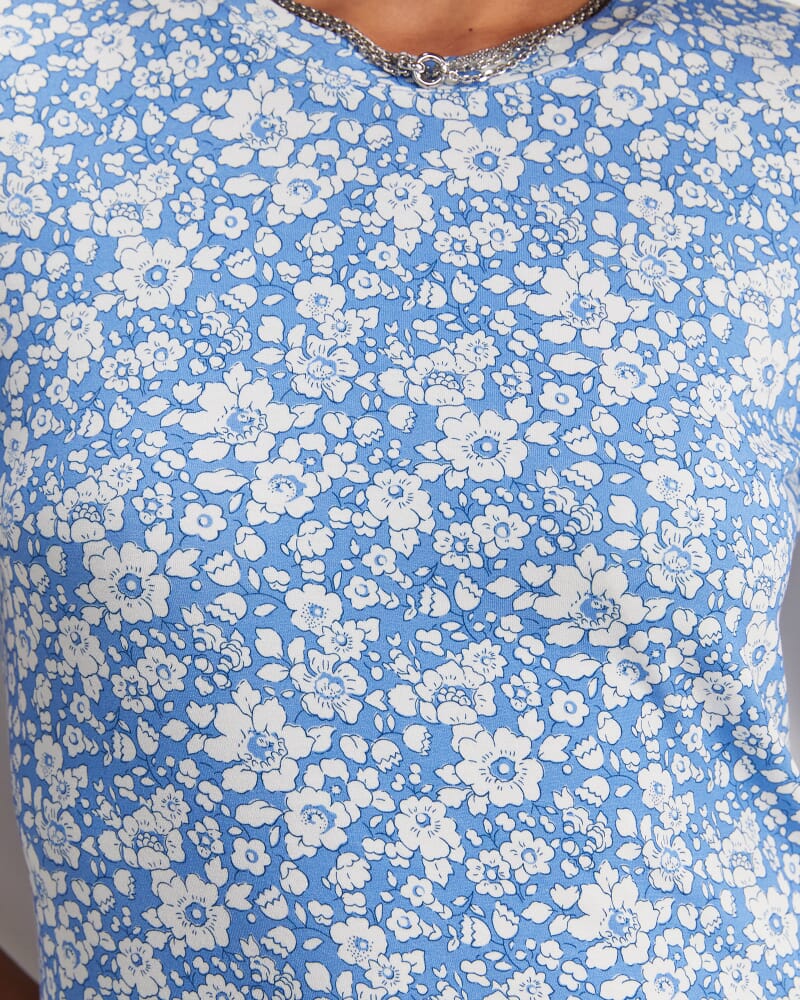 Betsy Boo Liberty Tee in BLUE/WHITE