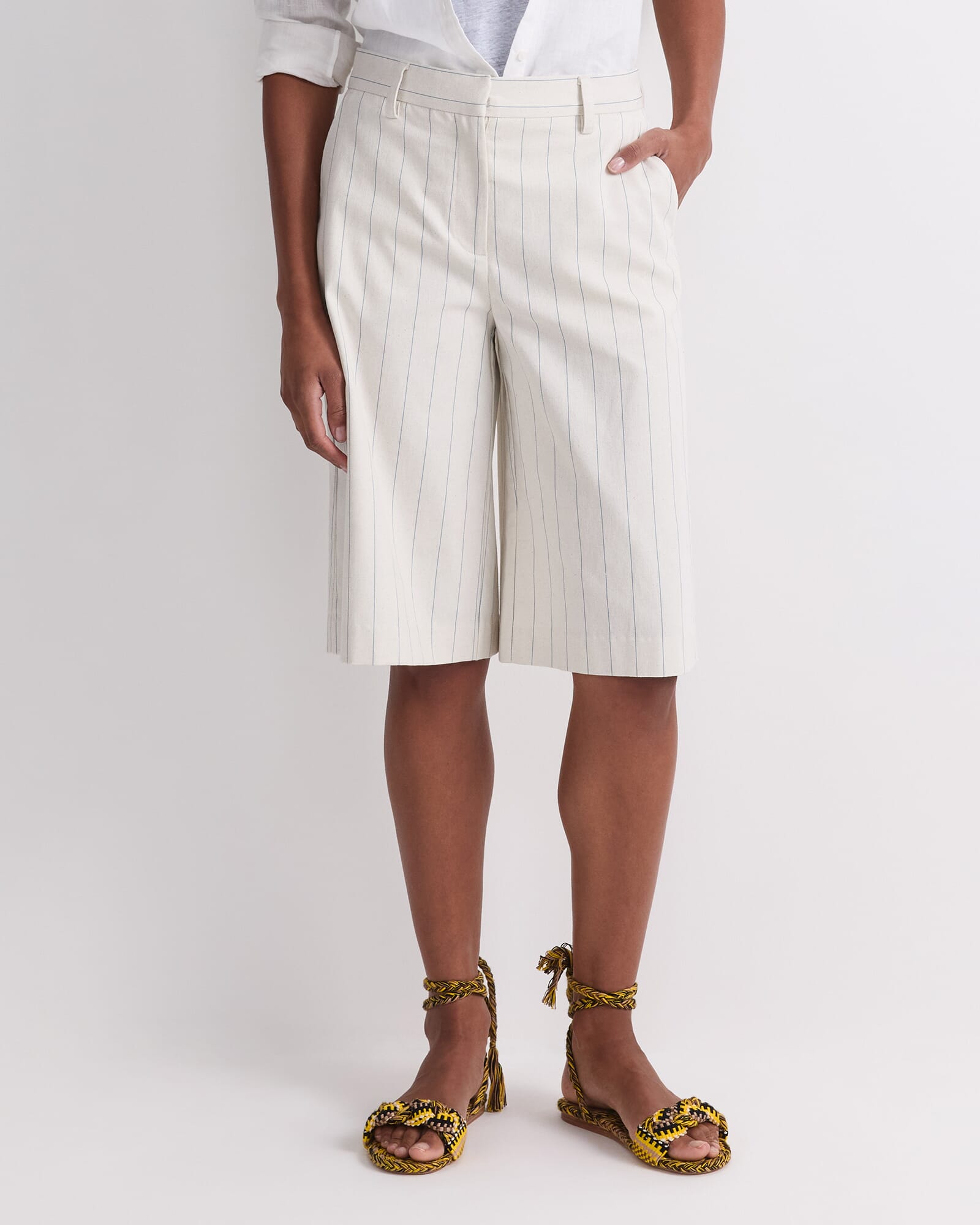 Priya Pinstripe Short