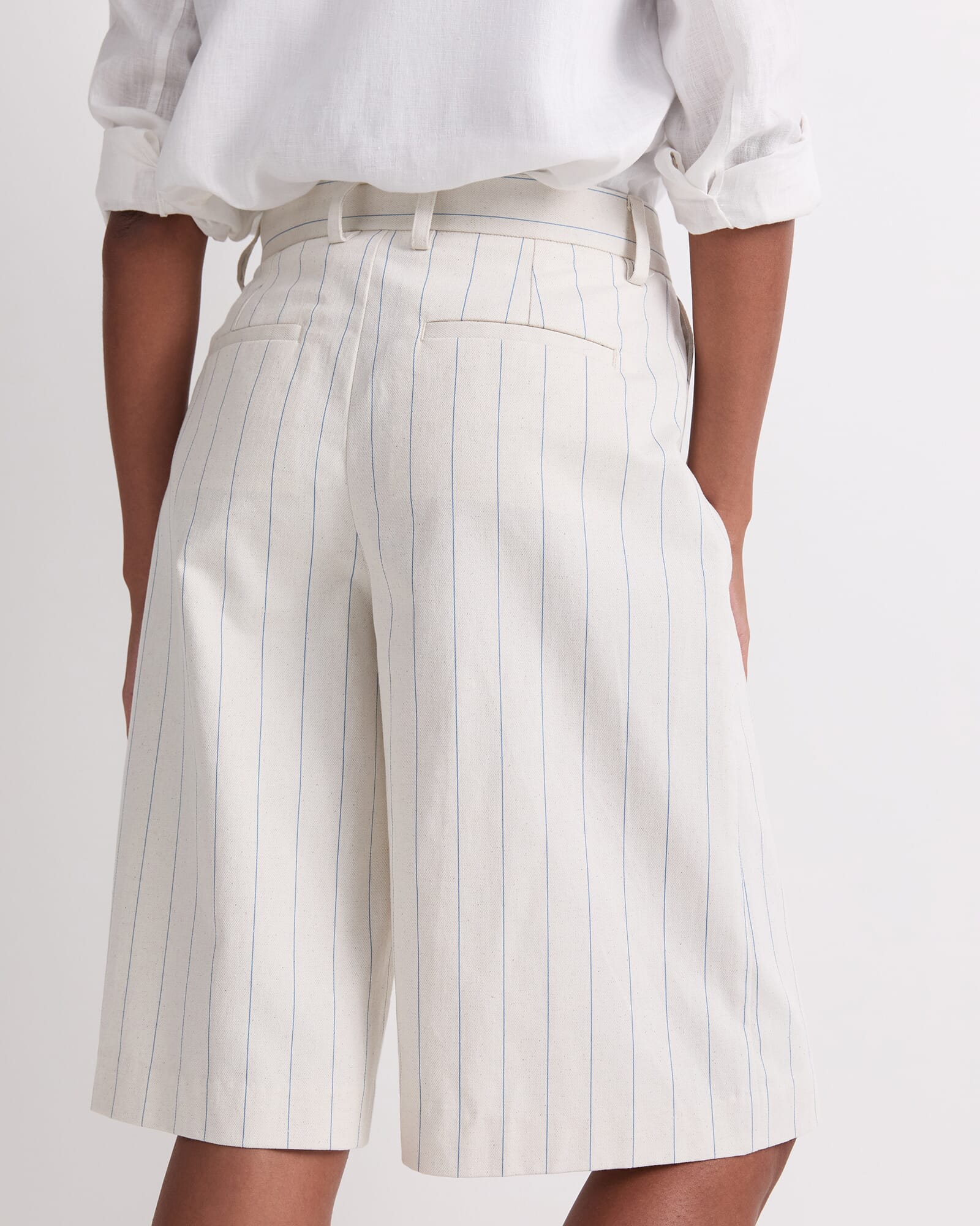 Priya Pinstripe Short