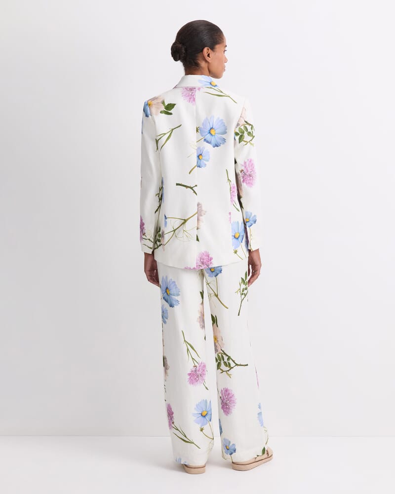 Garden Scatter Liberty Jacket in WHITE MULTI