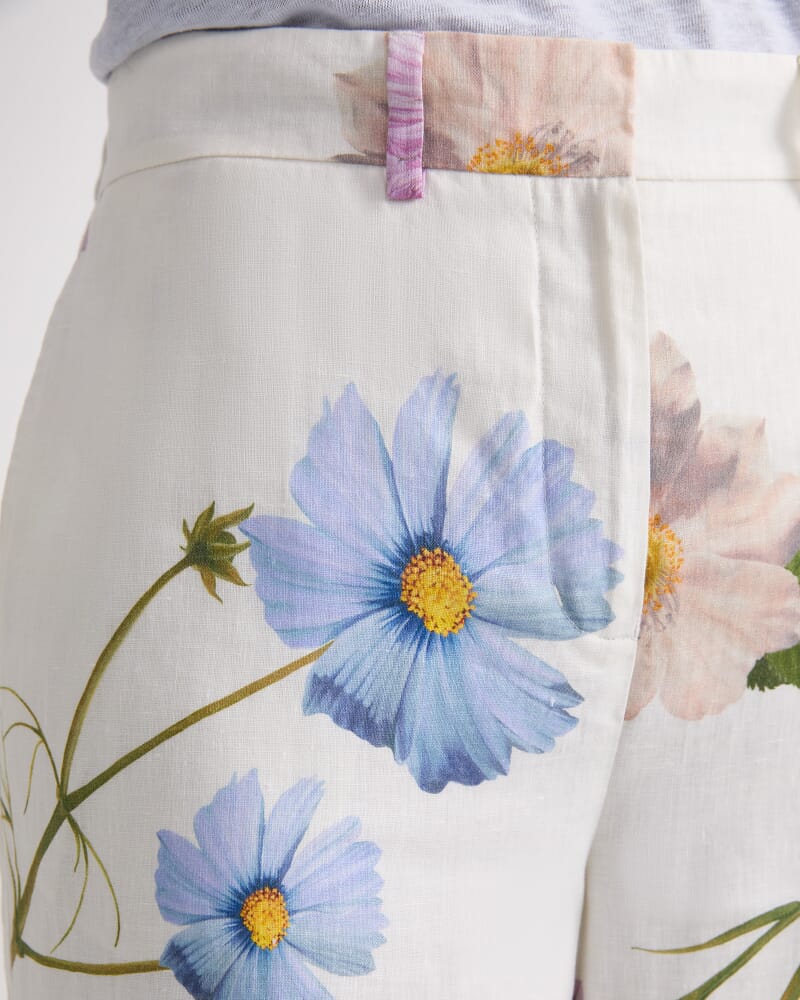 Garden Scatter Liberty Pant in WHITE MULTI