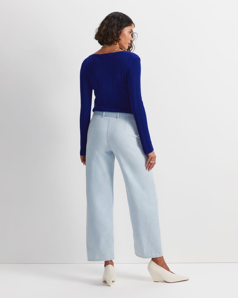 Montana Belted Jean in LIGHT DENIM