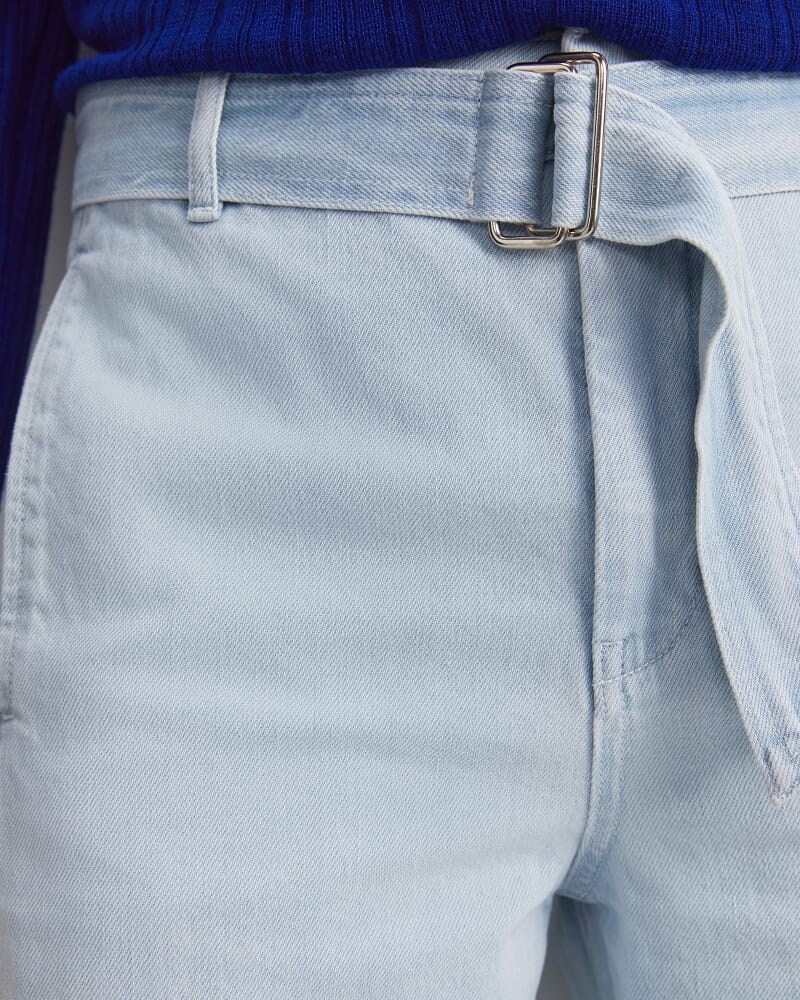 Montana Belted Jean in LIGHT DENIM