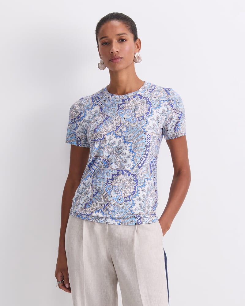 Emporium Liberty Tee in BLUE MULTI