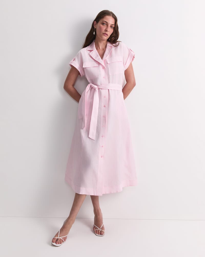 Vallerina Soft Shirt Midi Dress