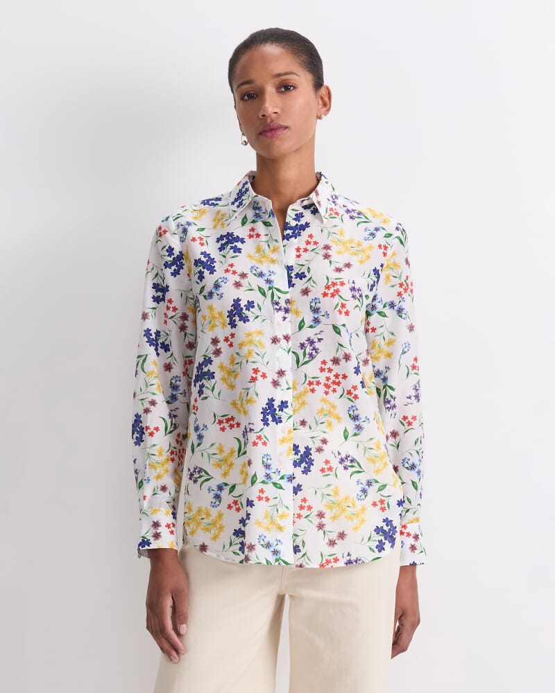 Joy Cotton Silk Shirt in MULTI