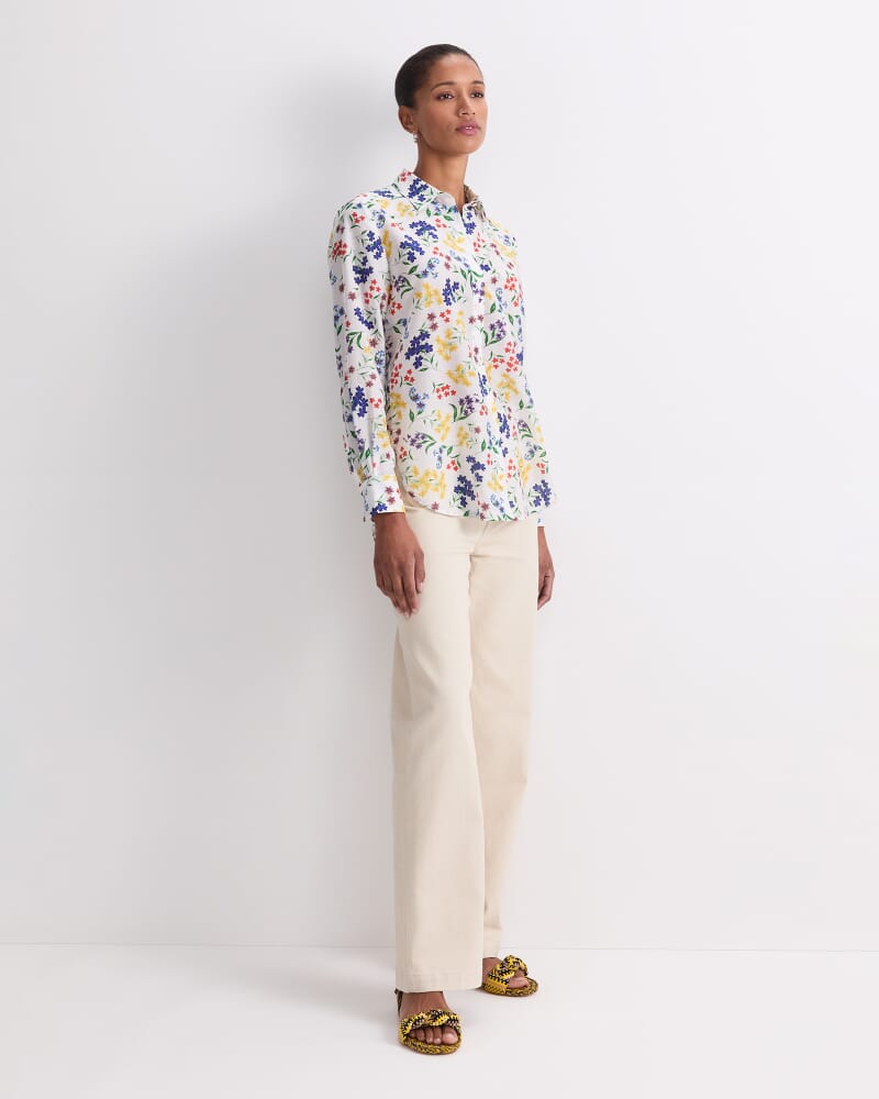 Joy Cotton Silk Shirt in MULTI
