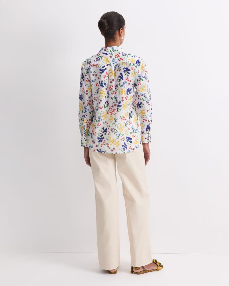 Joy Cotton Silk Shirt in MULTI