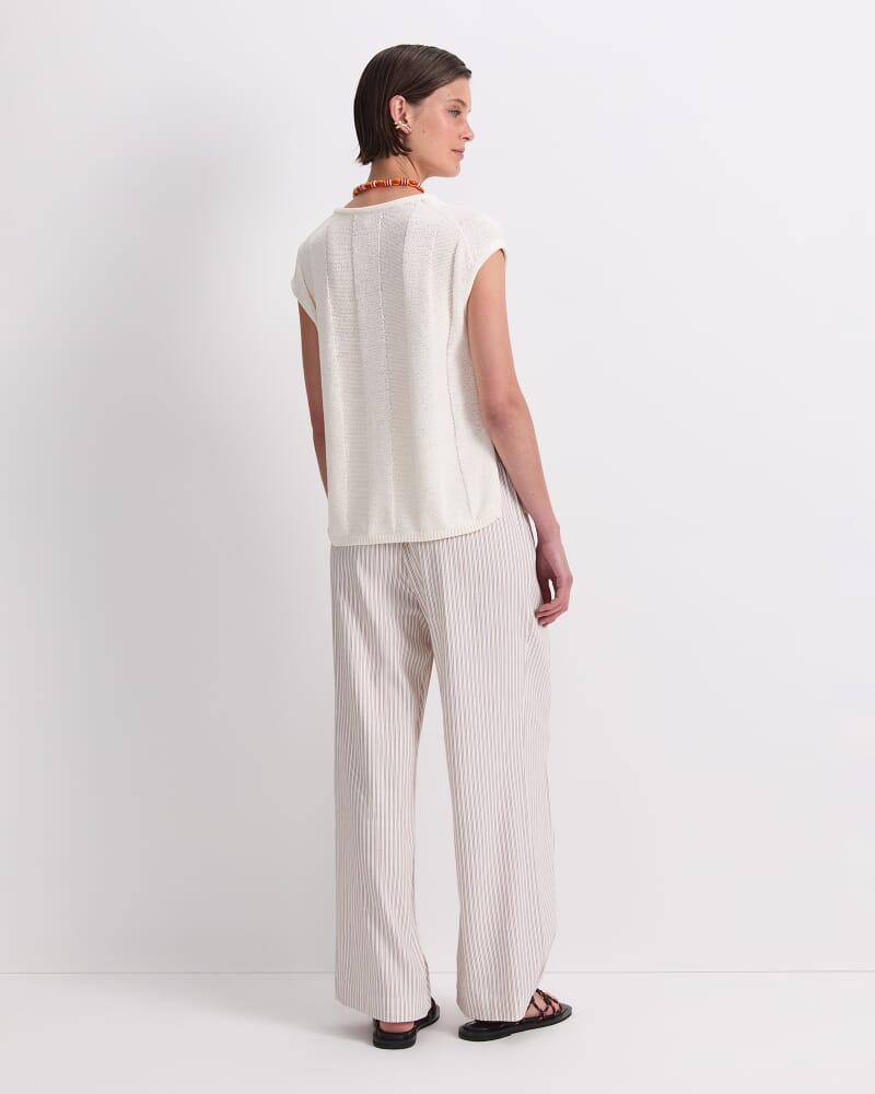 Josie Side Split Knit in IVORY