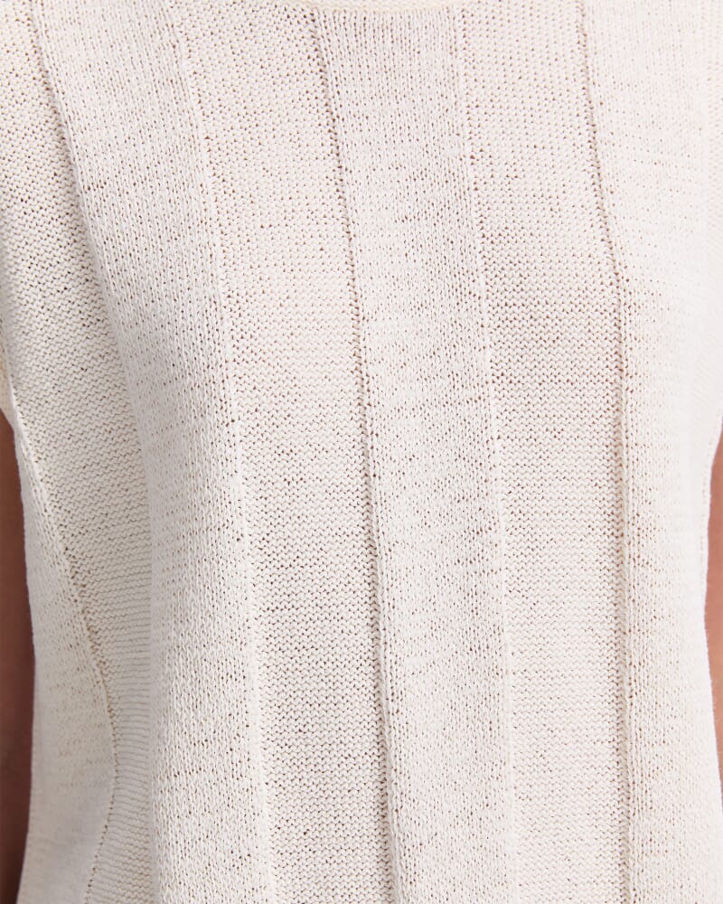 Josie Side Split Knit in IVORY