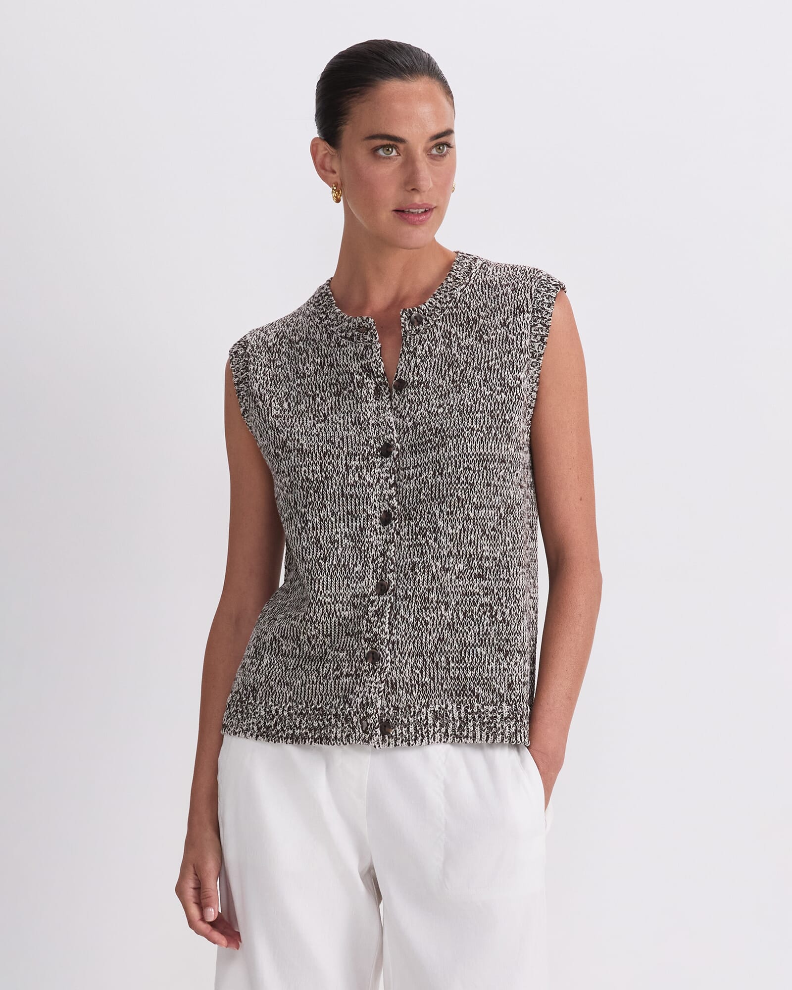 Josie Tape Yarn Twist Vest