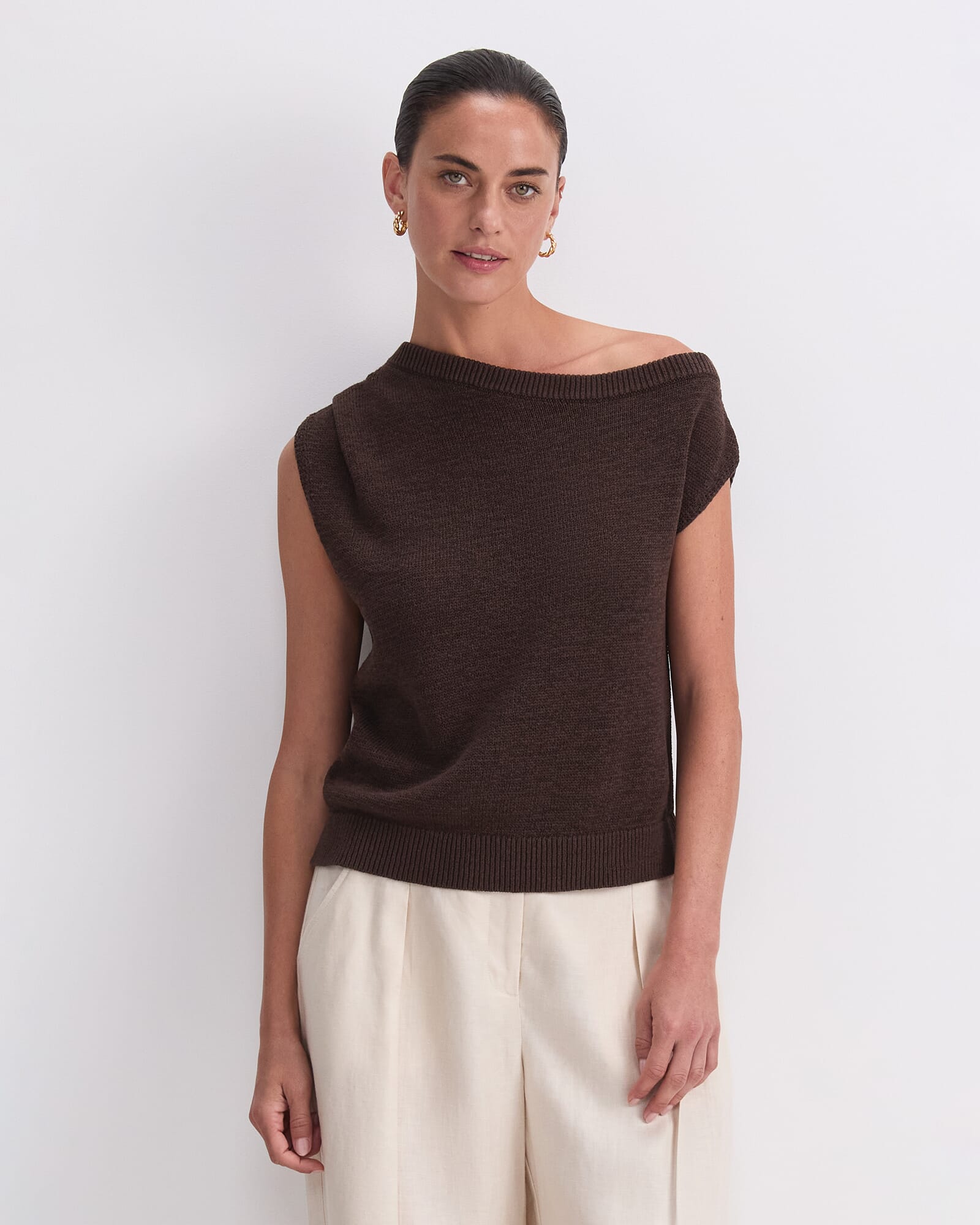 Josie Asymmetric Knit