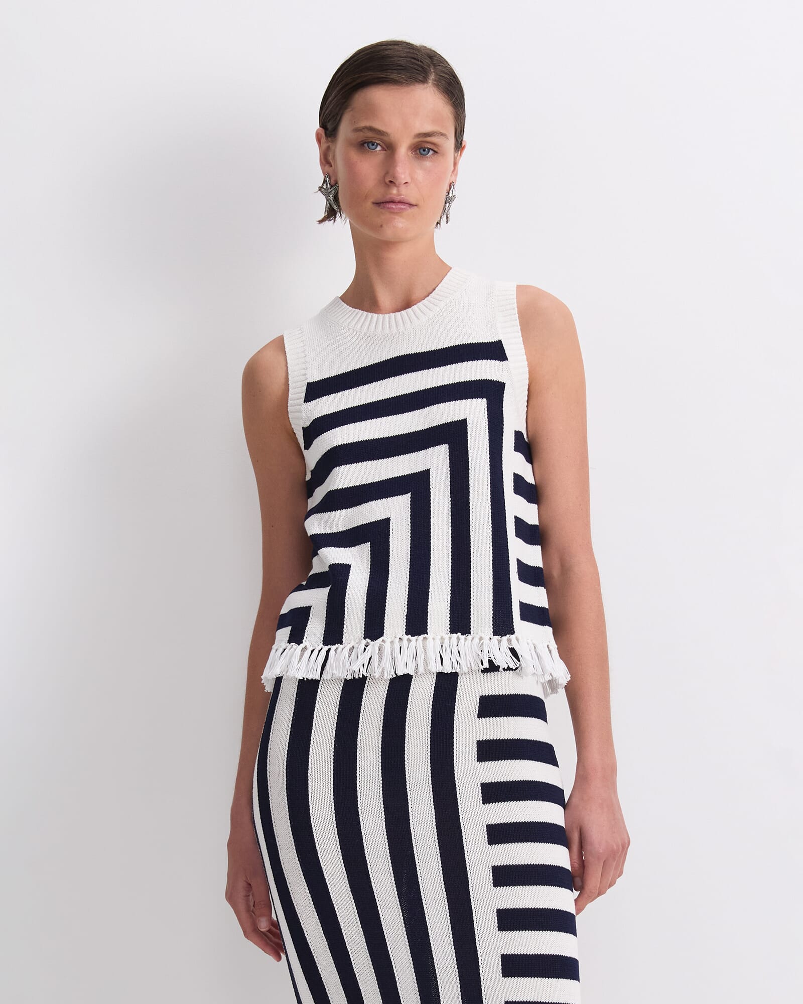 Avoca Fringe Knit Top