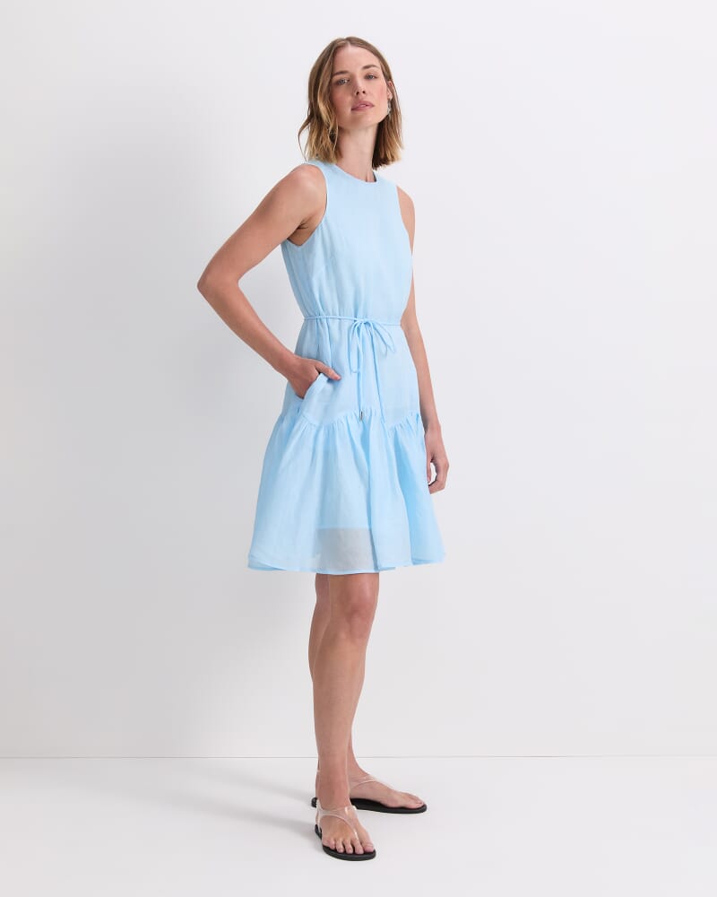 Briella Mini Dress in AQUA