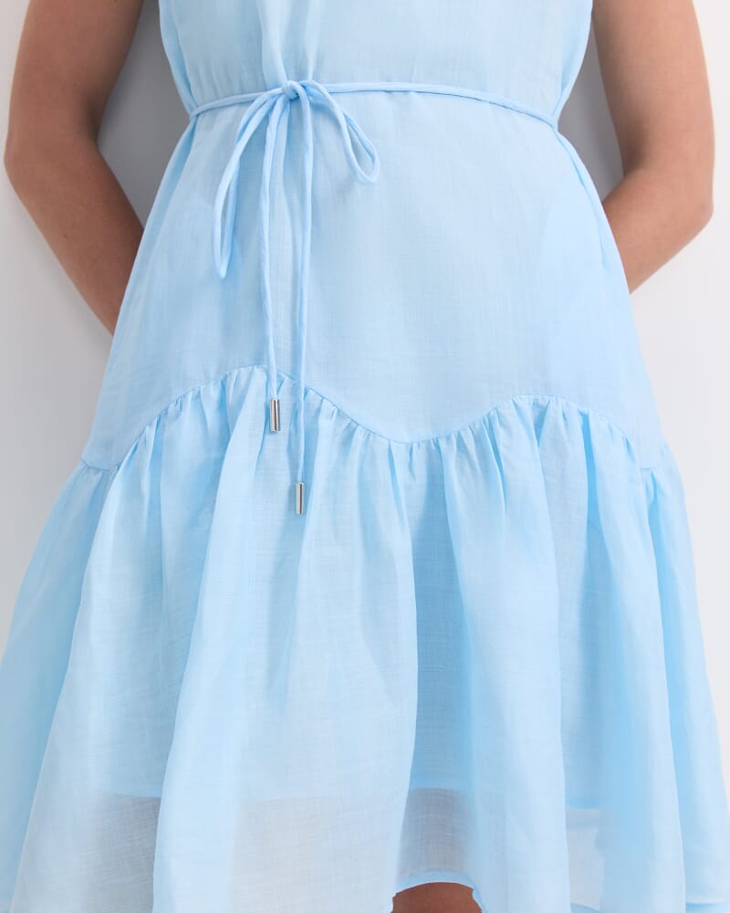 Briella Mini Dress in AQUA