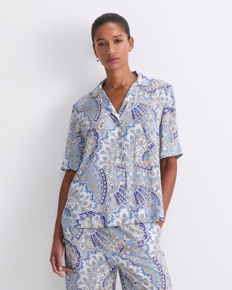 Emporium Liberty Blouse in BLUE MULTI