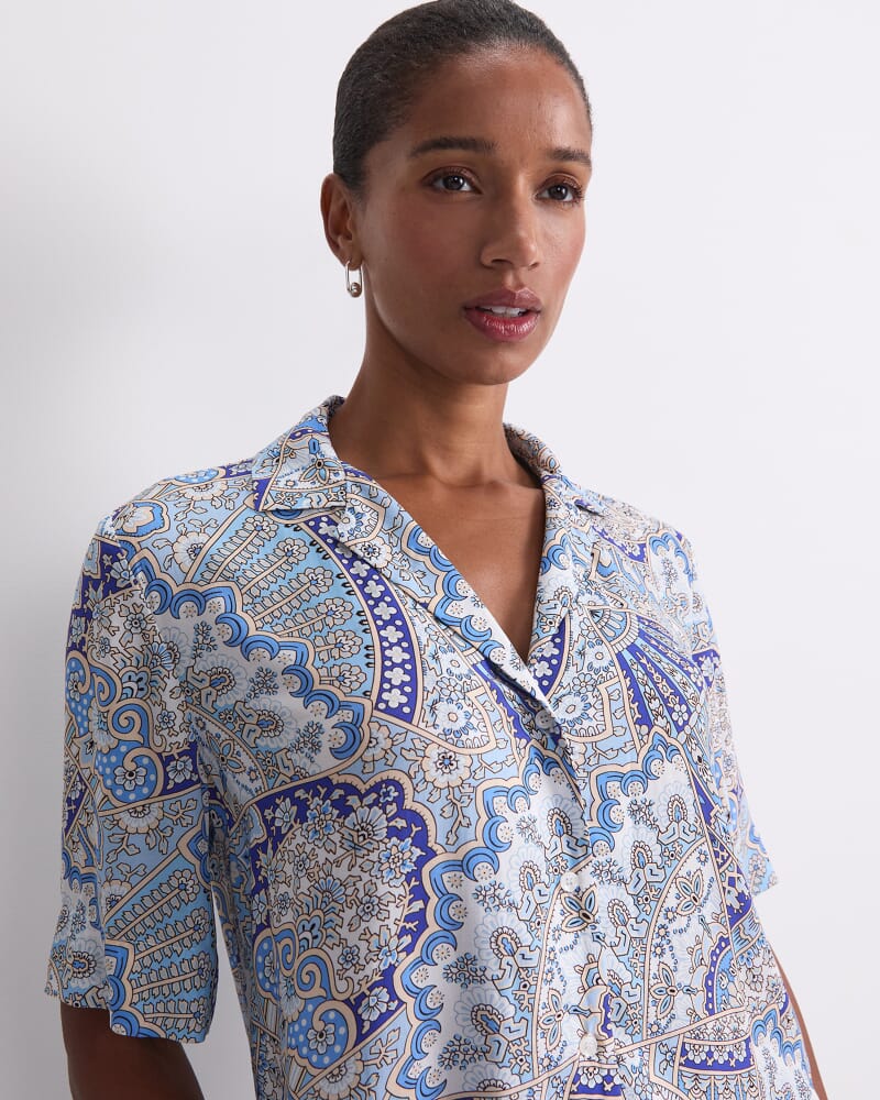 Emporium Liberty Blouse in BLUE MULTI
