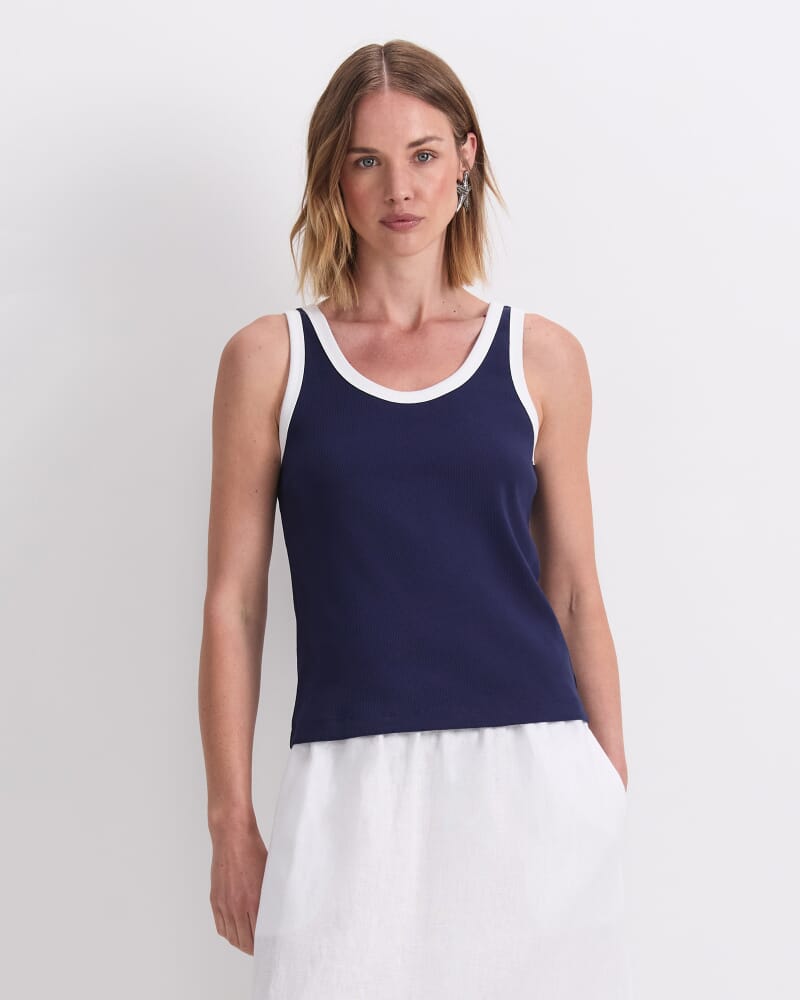 Raye Cotton Blend Tank
