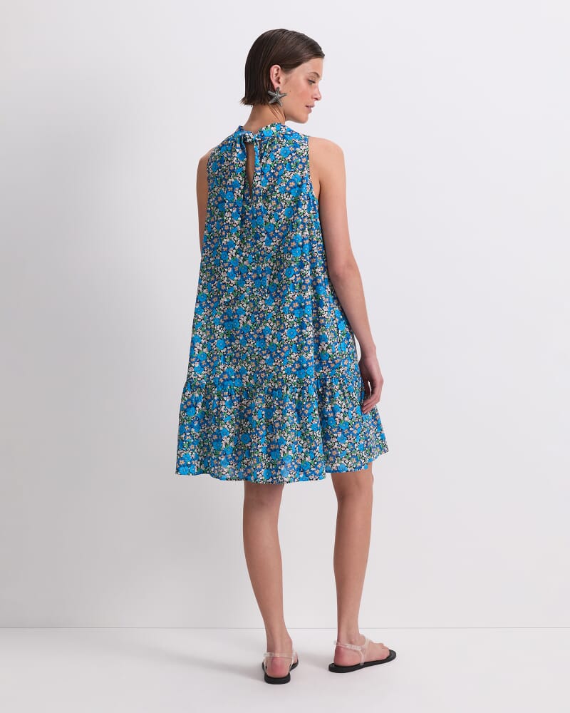 Gisou Liberty Mini Dress in BLUE MULTI