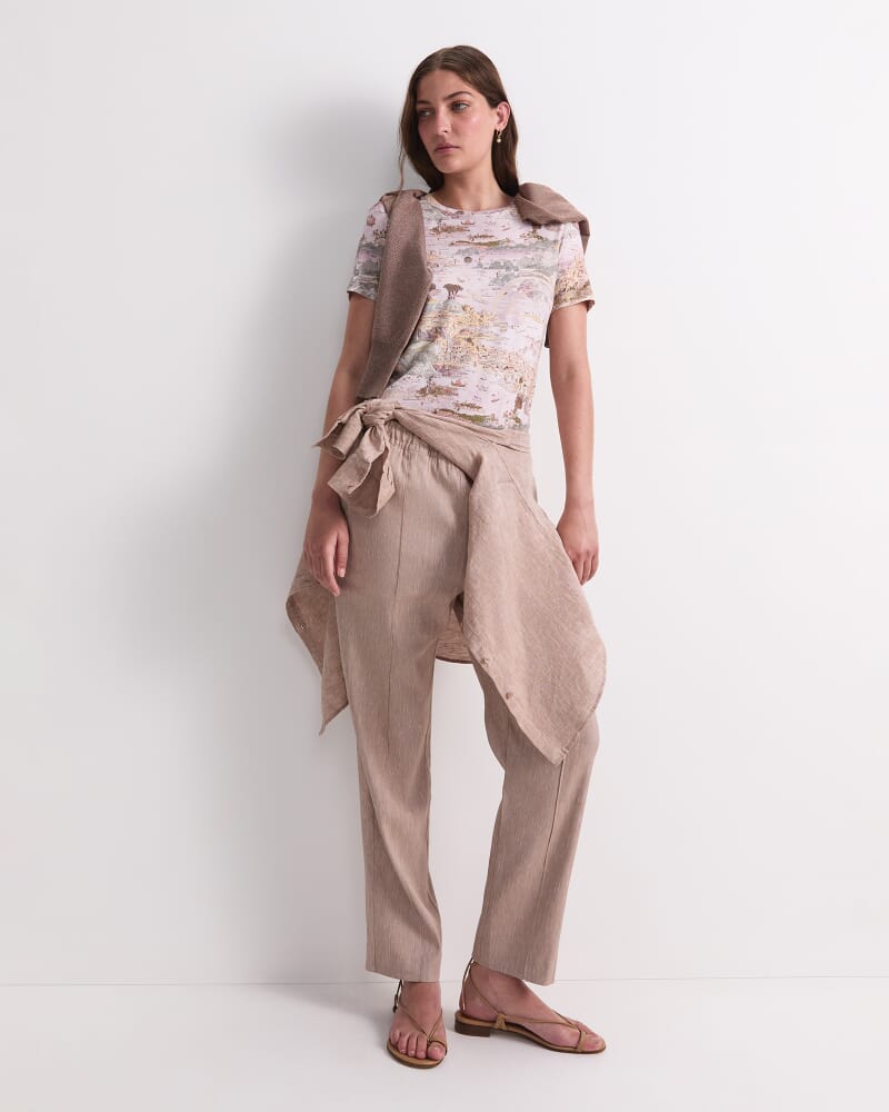 Story Map Liberty Tee in PINK MULTI