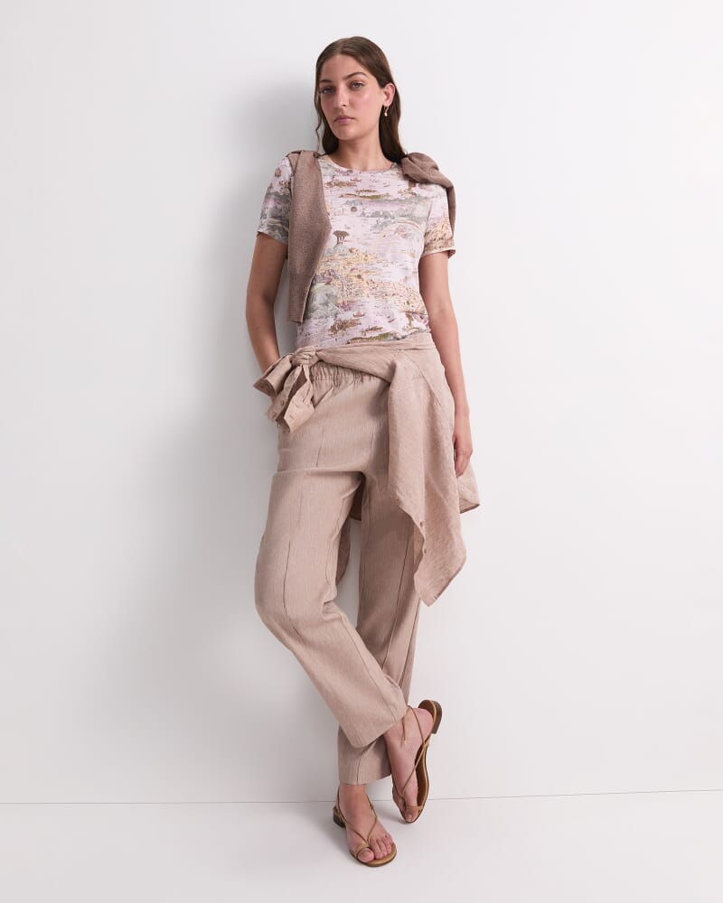 Story Map Liberty Tee in PINK MULTI