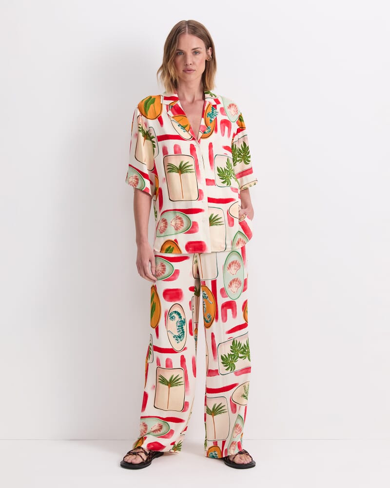 Bliss Short Sleeve Shirt in MULTI