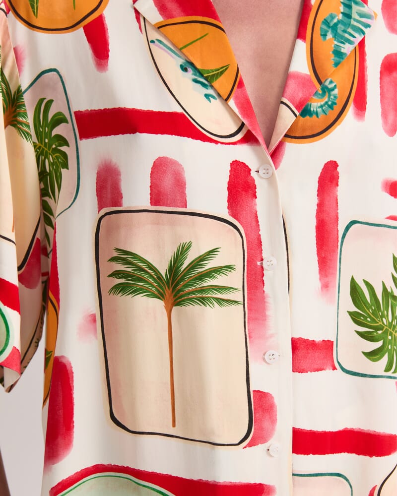 Bliss Short Sleeve Shirt in MULTI