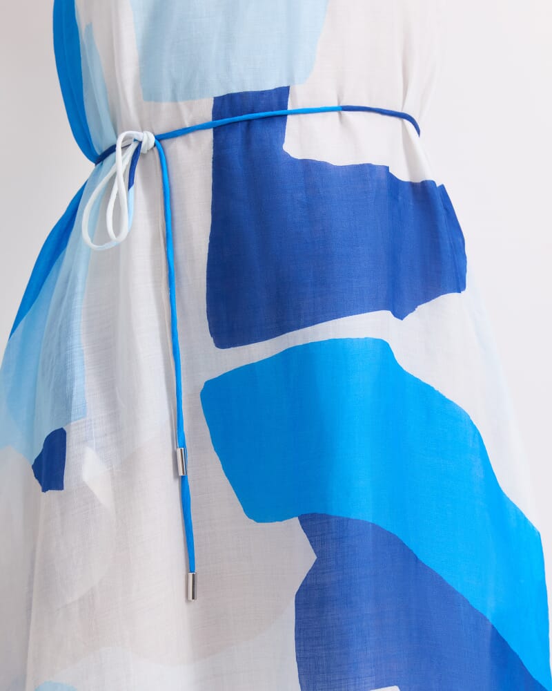 Nora Print Maxi Dress in BLUE MULTI