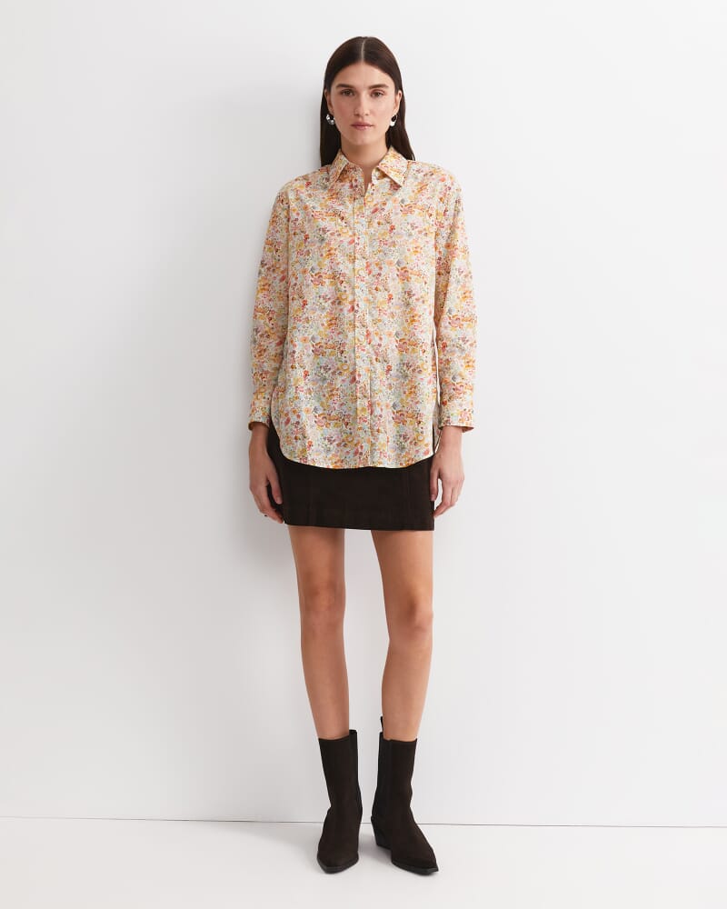 Meadow Relaxed Liberty Shirt in YELLOW MULTI