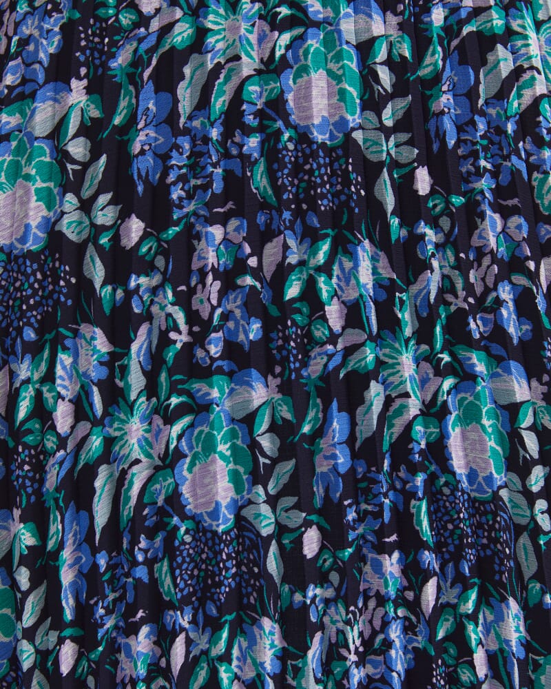 Nilsa Print Midi Skirt in BLACK MULTI