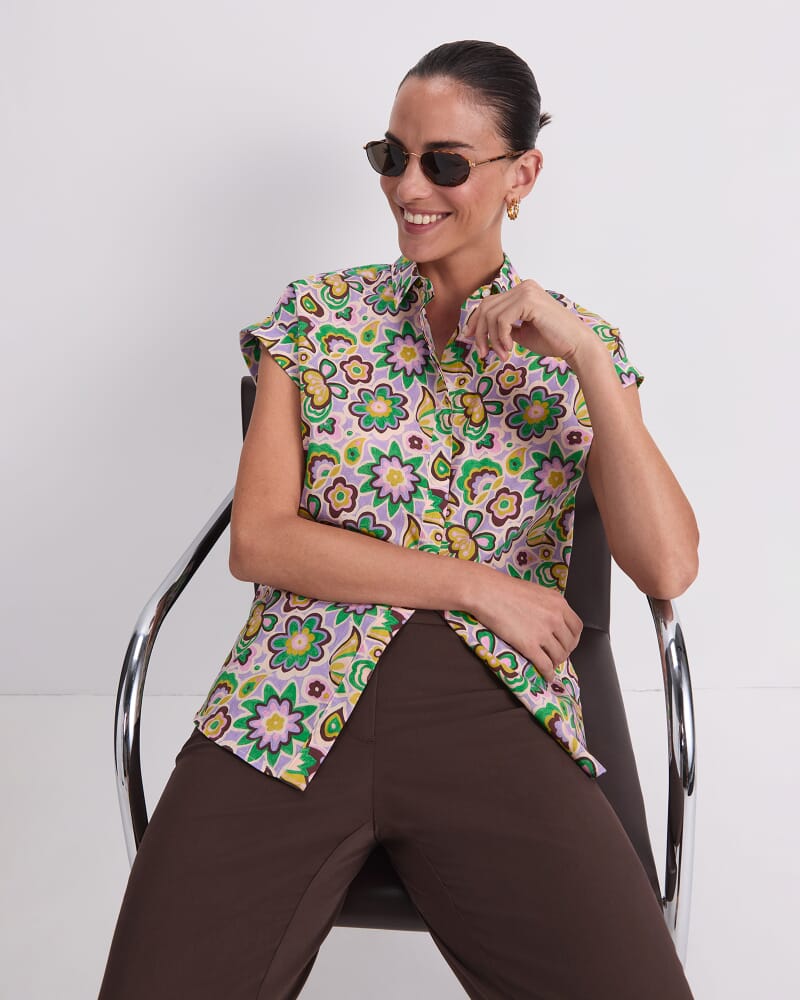 Peace Love Liberty Shirt in MULTI