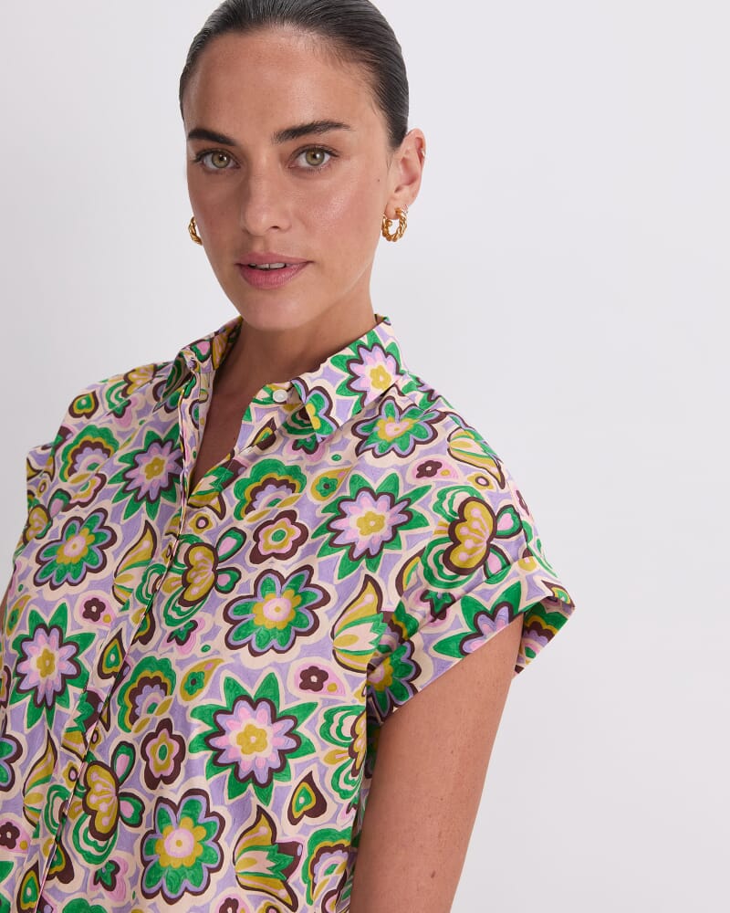 Peace Love Liberty Shirt in MULTI