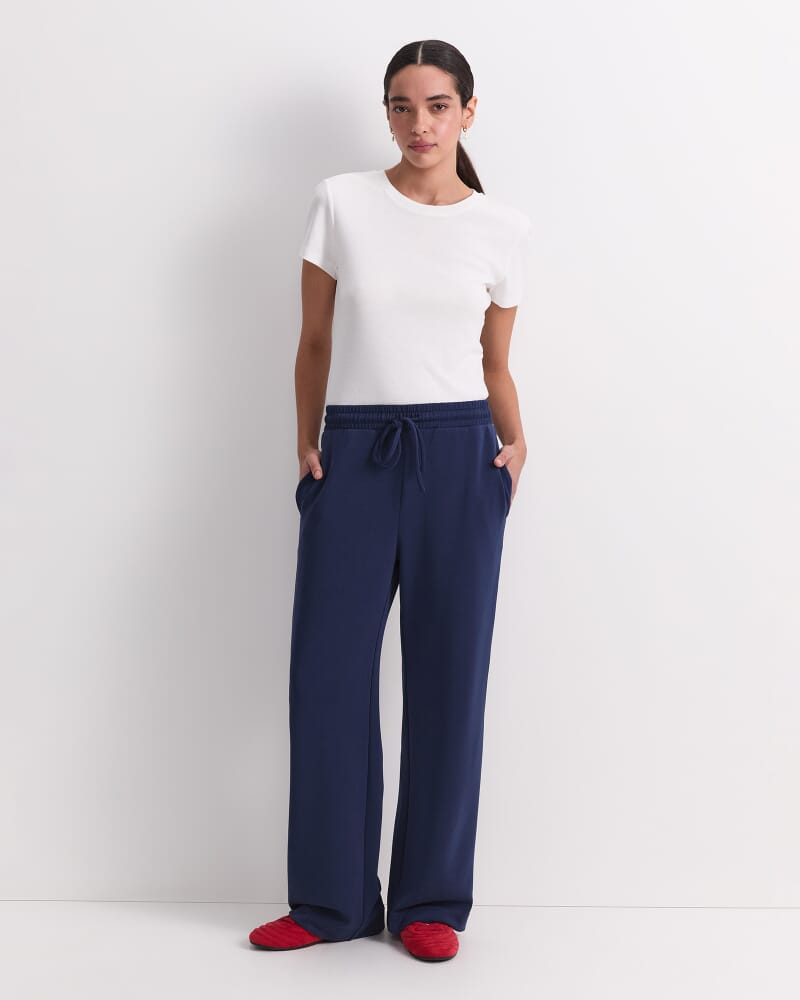 Kayla Track Pant in NAVY MULTI