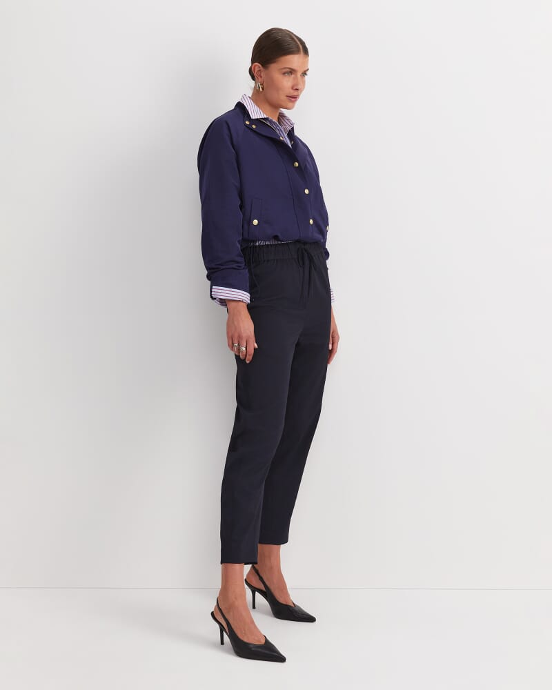 Rosie Elasticated Pant in NAVY