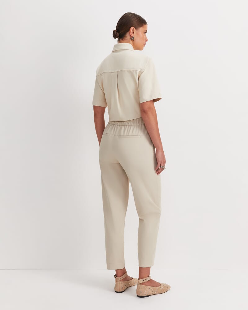 Rosie Elasticated Pant in TAN