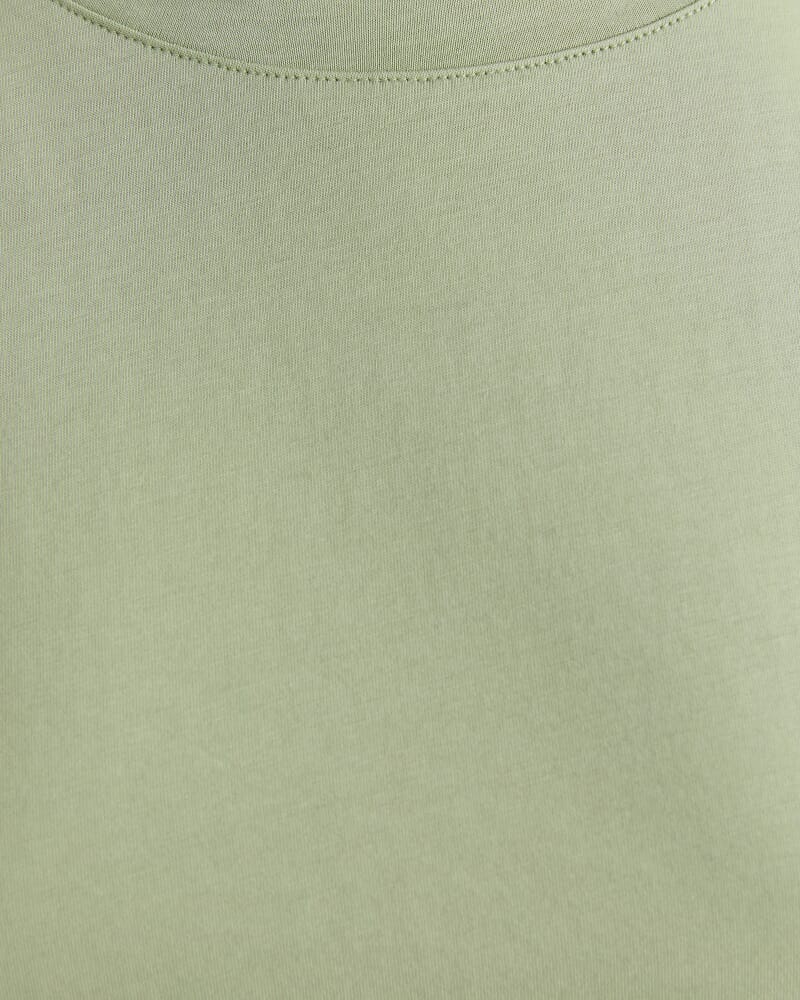 Mercerised Cotton Short Sleeve Tee in APPLE