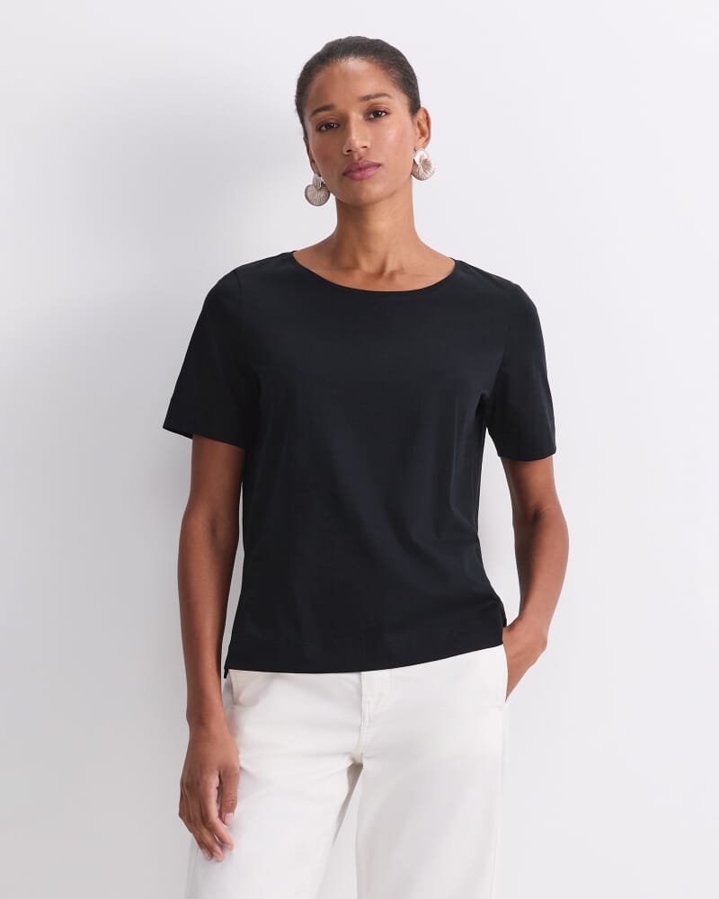 Mercerised Cotton Short Sleeve Tee
