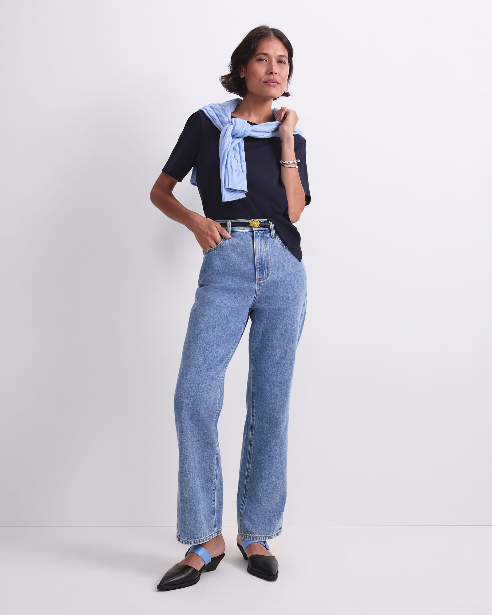 Mercerised Cotton Short Sleeve Tee
