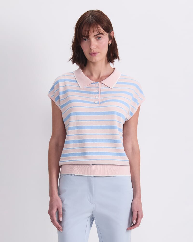 Alphine Stripe Polo in MULTI