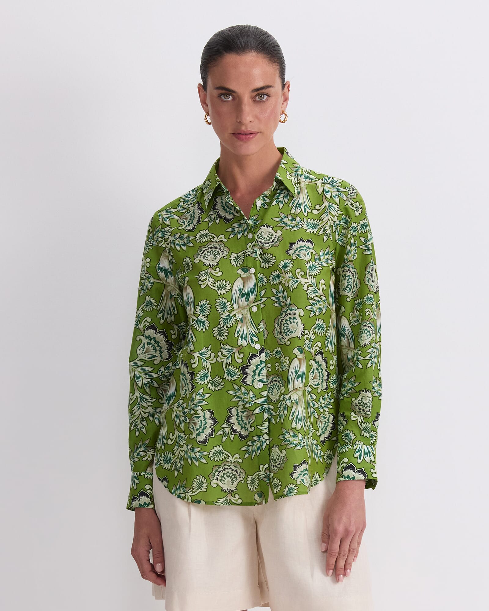 Aya Cotton Silk Shirt