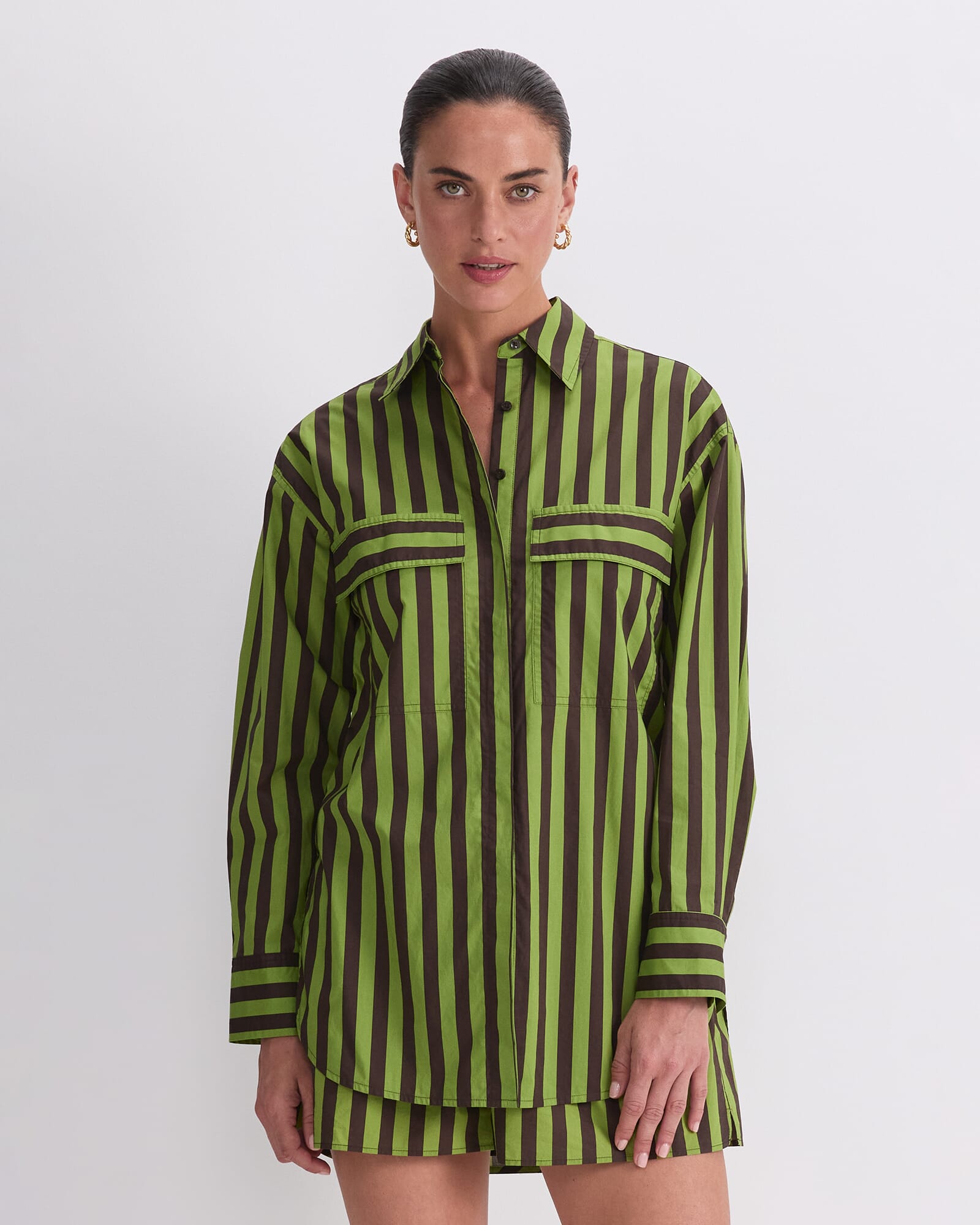 Tara Oversize Stripe Shirt