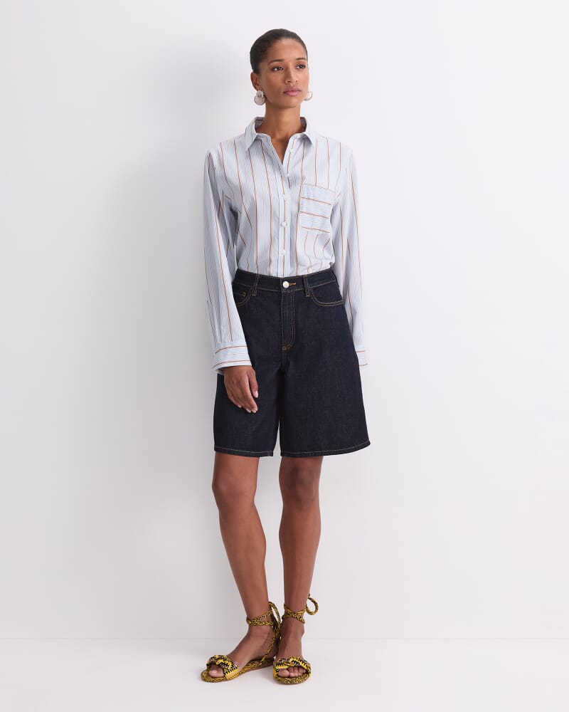 Allegra Denim Short in INDIGO