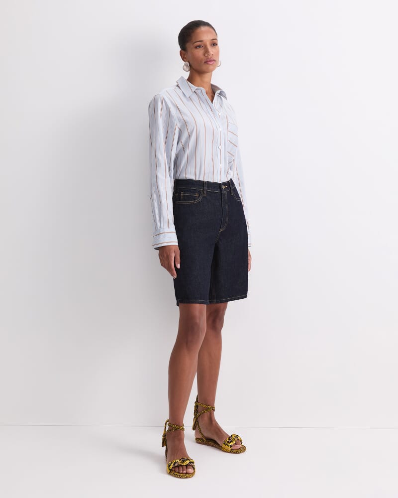 Allegra Denim Short in INDIGO