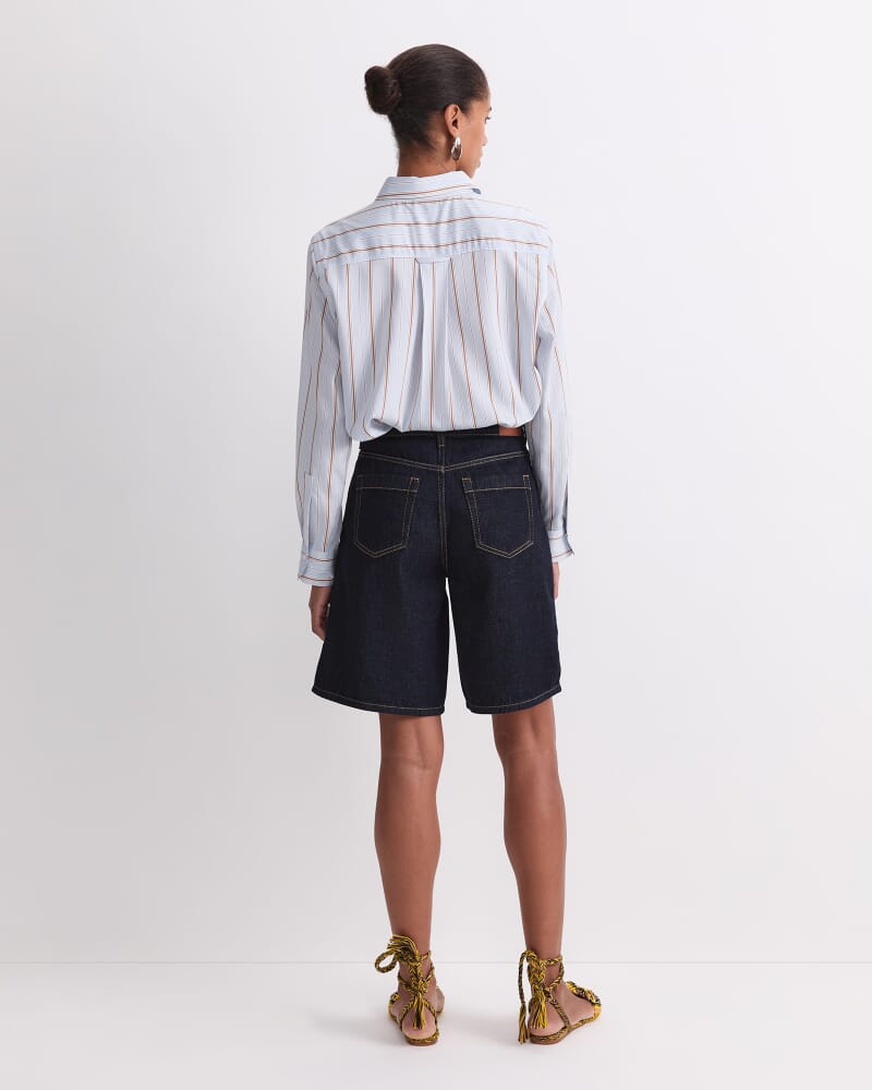 Allegra Denim Short in INDIGO